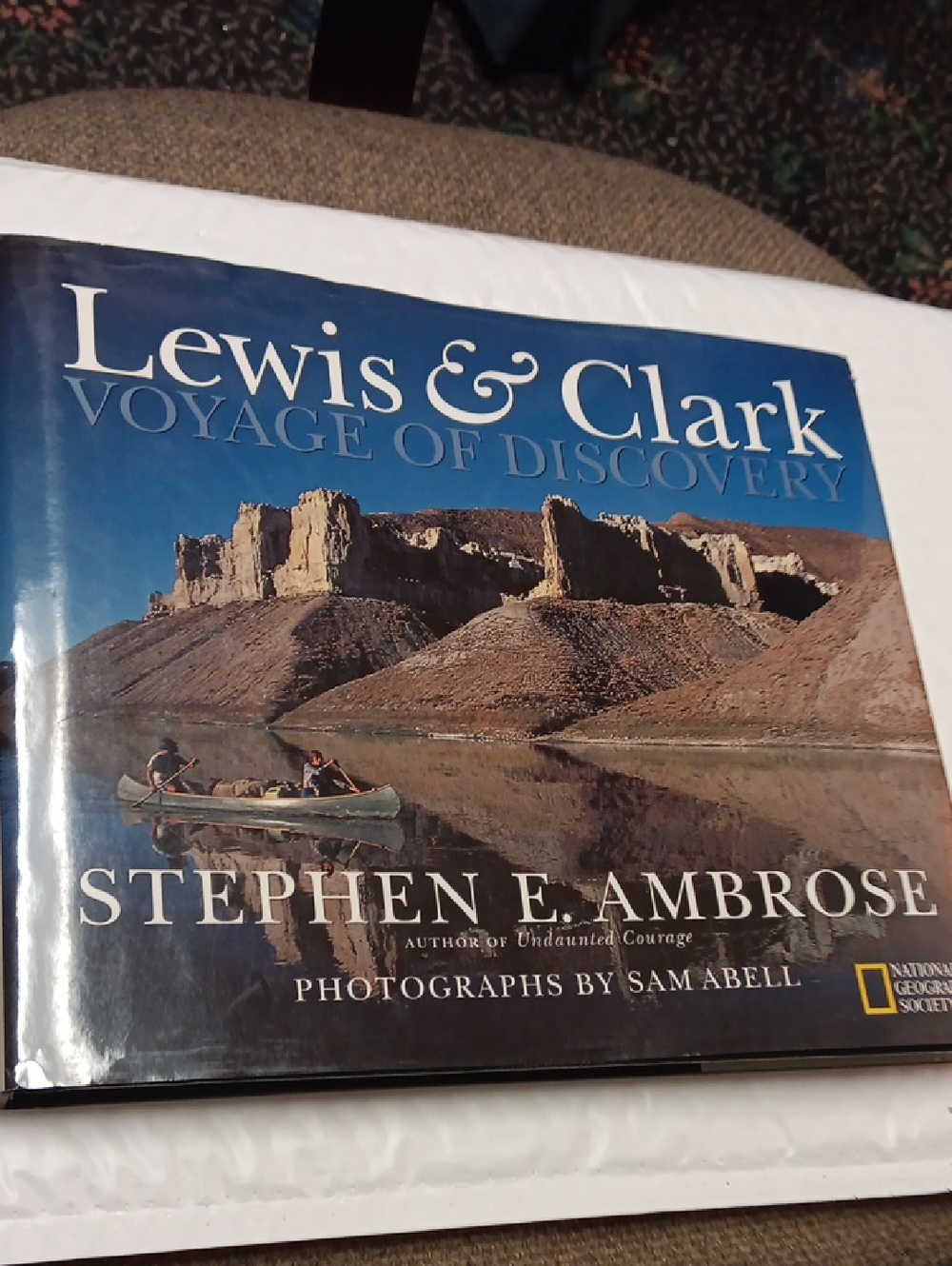 Lewis & Clark: Voyage of Discovery by Stephen E. Ambrose - Blue Cover